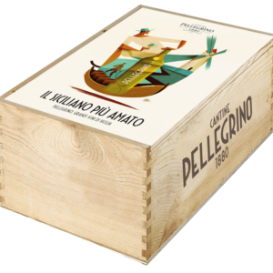 CASSETTA LEGNO 4BTT COP. LATTA IL PELLEGRINO